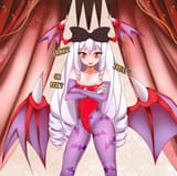 Scary Halloween cosplay oh no she&#039;s gonna bite me how terrible haha unless (smol)