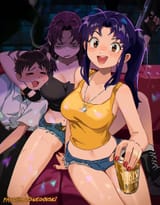 __ikari_shinji_katsuragi_misato_and_revy_neon_genesis_evangelion_and_1_more_drawn_by_snegovski__8dd986cb94de95008317139753777572