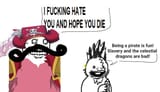one piece roger vs xebec