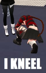 I kneel