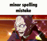 snekhead&#039;s final spelling mistake