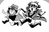 Iruma and Rock run to page 10