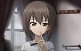 Maho and our preggo test (she’s positive)