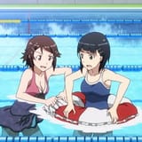 Rika and Suguha Pool