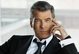 pierce brosnan looking contemplative