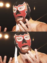 crying luchador
