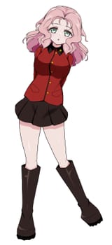 __peach_girls_und_panzer_drawn_by_shibainutank__bfb1ffb5ef8834cad381b8cad9a14f89