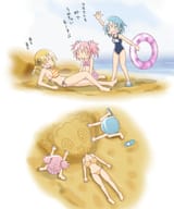 __kaname_madoka_miki_sayaka_and_tomoe_mami_mahou_shoujo_madoka_magica_drawn_by_erechan__6156293b65cb32be37025a2bb1be97c4