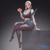 __android_18_dragon_ball_and_1_more_drawn_by_pinkdrawz__6bd09f1a09729b76aee69e874749462c