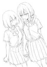 COMITIA153新刊百合漫画の二人