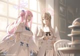__mika_and_nagisa_blue_archive_drawn_by_famepeera__ef2caf73958430bca24cdc76c7f471a9