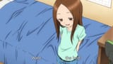 the bed