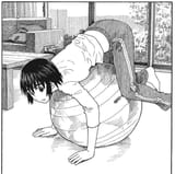 fuuka on the exercise ball