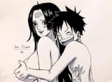 luffy_and_hancock_first_time__by_lrowling_dcuqkup-fullview