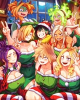 __midoriya_izuku_mirko_uraraka_ochaco_mount_lady_lady_nagant_and_5_more_boku_no_hero_academia_drawn_by_vlizz__8e690e4dd686d81d0ed6bca5c676e066