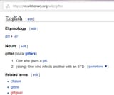 gifter definition