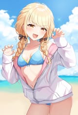 __fujita_kotone_idolmaster_and_1_more_drawn_by_sakura_ran__775517bde5e3bc0f8ce8fc0a15d0252d