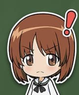 Mibolin with an exclamation mark near her head while looking visibly upset