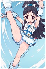 __yukishiro_honoka_and_cure_white_precure_and_1_more_drawn_by_pongldr__4bdb1329de3078a2e0d1910119179b26