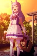 Omake ScreenCap - Uma Musume - Pretty Derby - Episode 5 - Trainer Surprises Mejiro McQueen