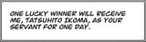 Was this part of your foresight as well, Jin...