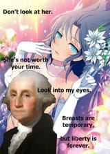 Breasts are temporary but liberty is forever