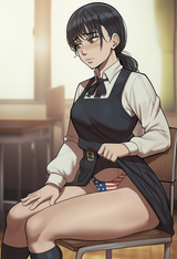 artist_ mrpotatoparty, thiccwithaq, shexyo, 1girl, indoors, , from side, s-3838551221