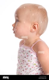 profile-of-a-baby-girl-B679K5