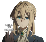 violet evergarden consider