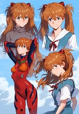 asuka collage