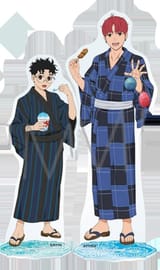 Jiji and Okarun at the Summer Festival
