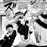 Amelie asserting her dominance