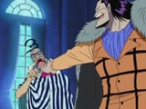 Croc chokes Galdino