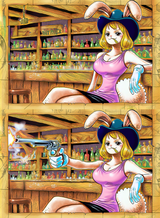 Carrot Shooting a Gun