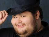 fat man with fedora
