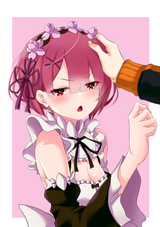 __ram_and_natsuki_subaru_re_zero_kara_hajimeru_isekai_seikatsu_drawn_by_yasehattagi__d8b1eb1c4a3c47d6f943167686332a20