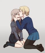 __darjeeling_and_itsumi_erika_girls_und_panzer_drawn_by_torinone__ea423b43b02e883c16f4a555003224f0
