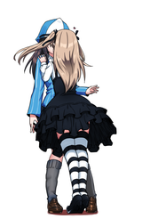 __shimada_arisu_and_mika_girls_und_panzer_drawn_by_hikyakuashibi__c95472273a2ed89cd9f28eb3be2d9d99