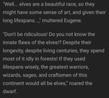 more anti elf propaganda