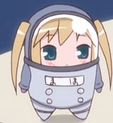space anime girl