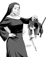Centuria fanart Nun and Lukas