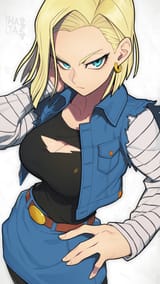 __android_18_dragon_ball_and_2_more_drawn_by_hata4564__1f347c43c4788ded451dbbcf41077dd0