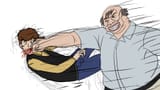 Ojisan Beats The Shit Out of Horseshit Male Trainer