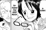 Zoro and Tashigi.