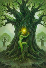 dryad-listening-tree
