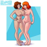 3174113 - April_O&#039;Neil Daphne_Blake MegaSweet Scooby-Doo TMNT_1987 Teenage_Mutant_Ninja_Turtles crossover