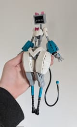 lego robot cat girl