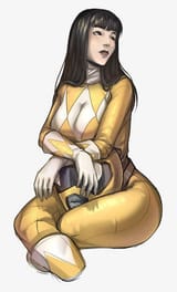 yellow ranger by tentacoon