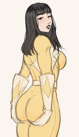 yellow ranger 2 by tentacoon