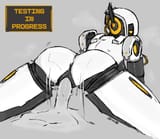 OxtraArt glados reverse cowgirl